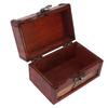 Маленький деревянный ящик для хранения, откидной, открывающийся, винтажный, органайзер для хранения ювелирных изделий, украшение для дома