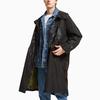 Calvin Klein Куртка средней длины с капюшоном и принтом головы тигра, куртка унисекс, черная J400118-BEH