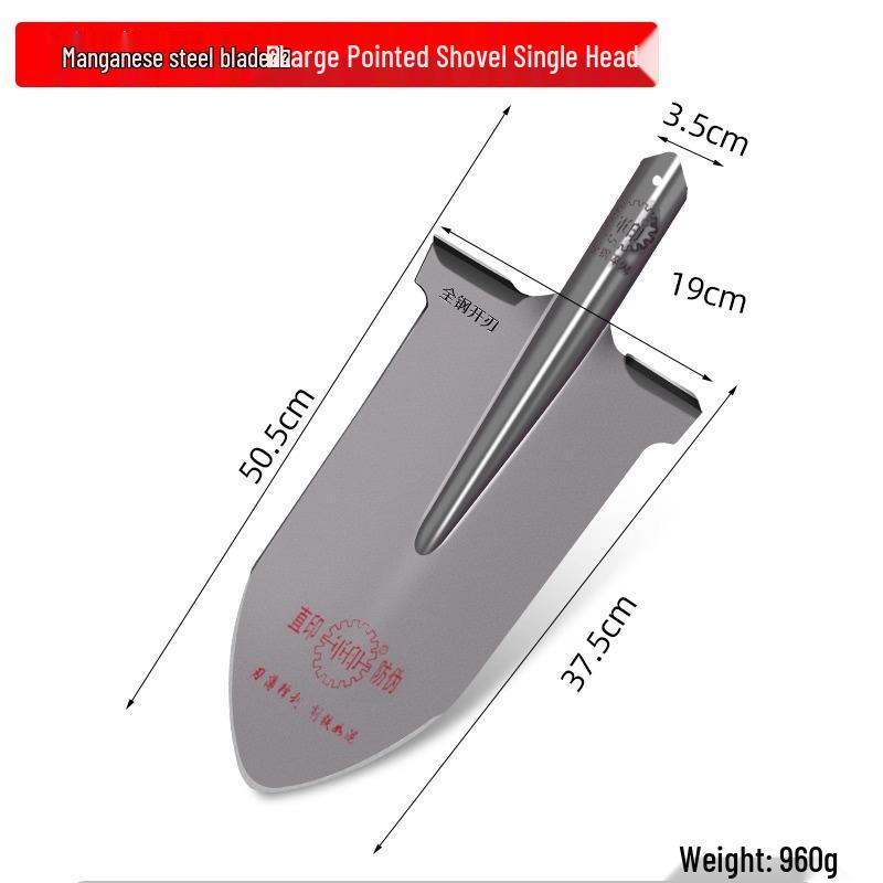 Военная камуфляжная заостренная лопата - Садовый инструмент из марганцевой стали для копания, рыхления почвы и посадки деревьев