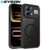KEYSION Магнитный чехол для телефона для Infinix Note 60 Pro 5G Силикон+ПК Матовый Полупрозрачный Ударопрочный чехол для Infinix Note 60 5G
