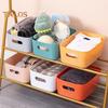 Storage Organizer Solid Color Storage Heavy Duty Hard Countertop Cosmetic Sundries Snack Toys Container Organizer Home Supplies