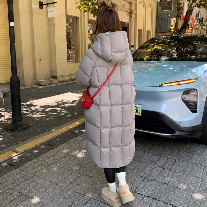 Autumn Winter Thicken Warm Parka Women Casual Sweety Solid Color Big Pocket Loose Long Hooded Coat Jackets Outwear