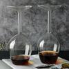 Creative Upside Down Goblet Wine Cup Funny Party Glassware Wedding Flutes High Borosilicate Glass Inverted Wineglass