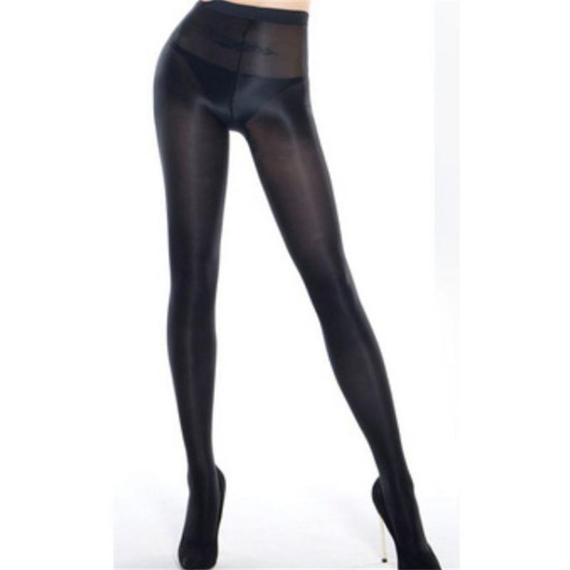 Women Sexy Plus Super Shiny Glossy Size Tights Pantyhose 70D Elastic Stockings