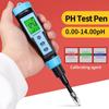 Digital Food PH Meter 0.01 High Accuracy Sensor Temp Acidity Tester 0-14pH Detection Pen for Food Fruit Cheese Meat Canning