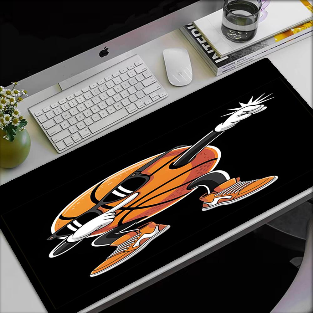 basketball Theme Mouse Pad, Non Slip Rubber Base, Multifunctional Office & Home Decor, Perfect for Workspace Personalization.