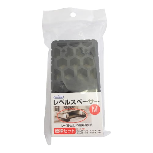 Shimizu Co., Ltd. NEW HIKARI SH-LVS140-SET Level Spacer M Standard Set 2/3/5mm: 2 Pieces, 10mm: 1 Piece