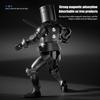 Armor Knight Action Figure with Accessories Movable Joints 3D Printed Medieval Warrior Robot Model Toy Stress Relief Articulated Dummy Decoration
