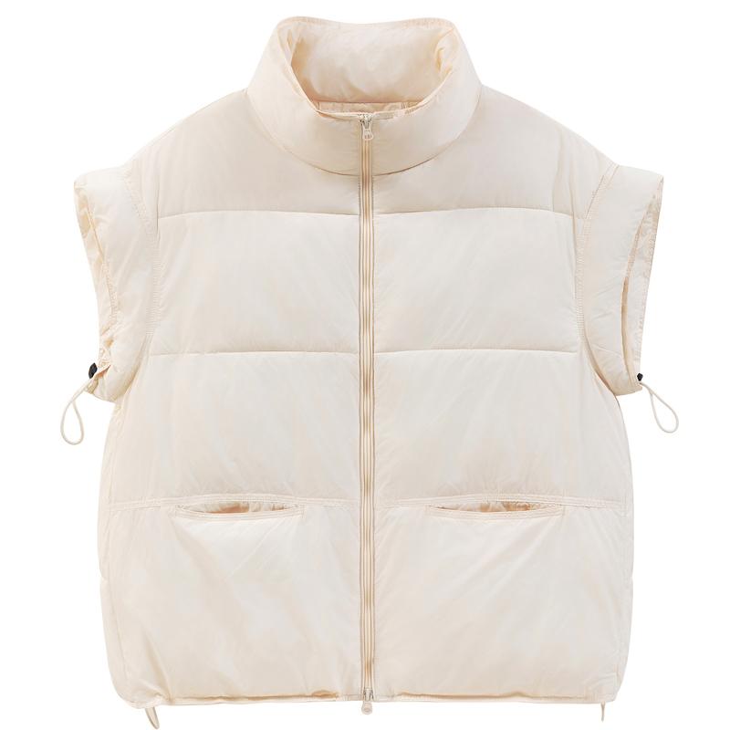 Модный зимний теплый жилет женский без рукавов парка повседневная толстая женская куртка