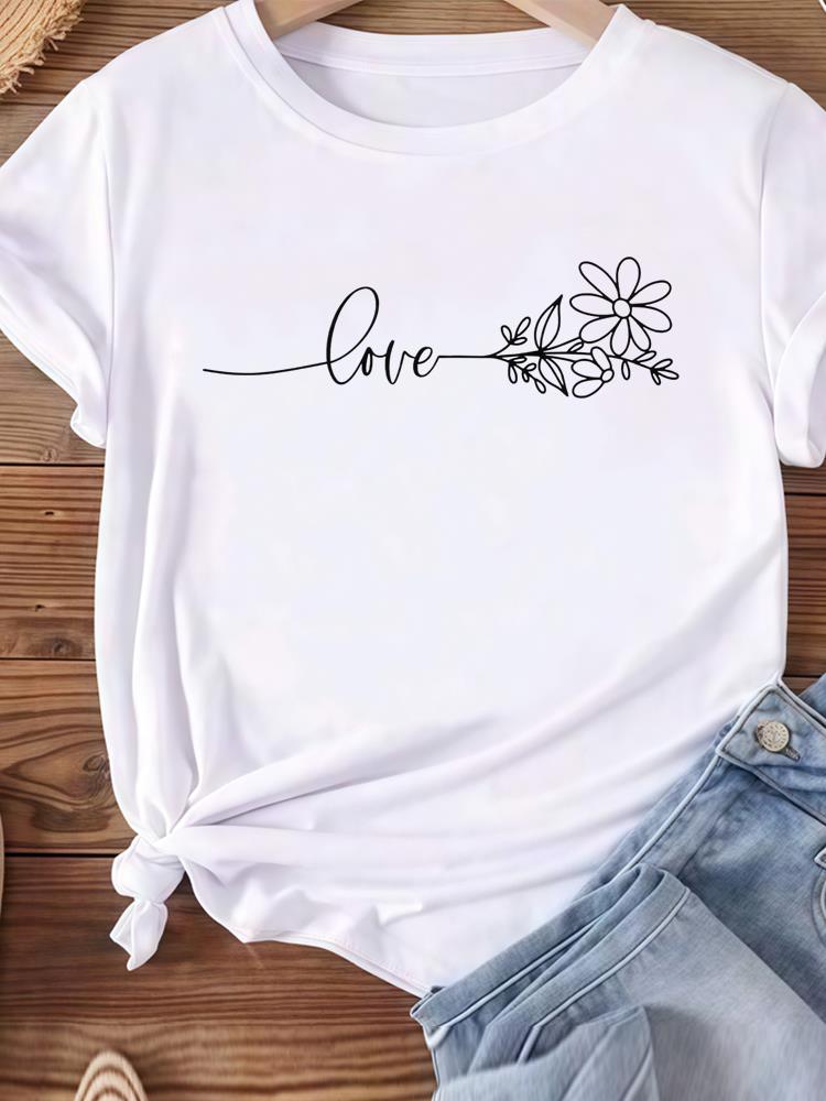 (Азиатский размер) леопардовая надпись тренд 90-х Женская футболка Топ Одежда Повседневная Футболка с коротким рукавом Мода С принтом Леди Женская Графические футболки