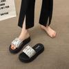 Slippers Women's Summer Wear New Fashion Thick-bottomed Muffin Sandals Beach Folds