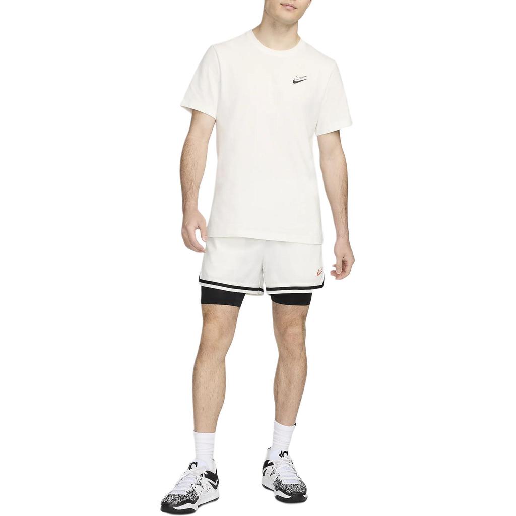 Новые баскетбольные шорты Nike SS24 мужские белые FN8097-133