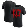 Men's Black Kevin Owens KO The Return T-Shirt 3D Printed Sports Quick Dry Short Sleeve Tops Daily Casual Plus Size T-Shirts 2026