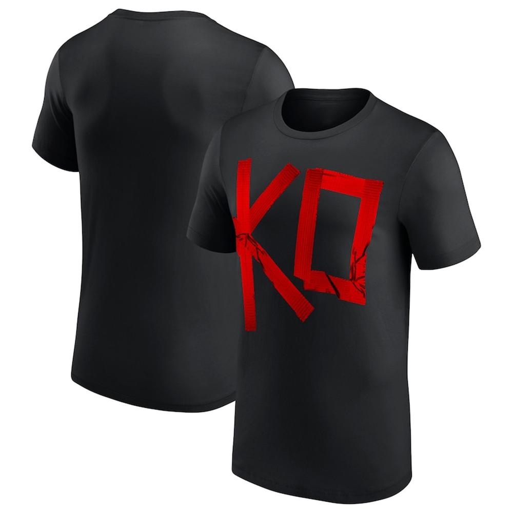 Men's Black Kevin Owens KO The Return T-Shirt 3D Printed Sports Quick Dry Short Sleeve Tops Daily Casual Plus Size T-Shirts 2026