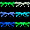 Glow In The Dark Glowing Glasses Flashing Fluorescent Glasses Funny Luminous Glasses Cosplay