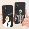 Чехол для телефона Tecno Camon 17P 17 Pro, корпус из жидкого силикона, мультяшный дракон, забавная кошка, узор с морским берегом, задняя крышка для Camon17