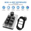 Bluetooth USB Custom 3/4/6/9/12 KeysKeyboard Volume Knob Programming Macro Gaming Photoshop Keypad Mechanical Keyboard