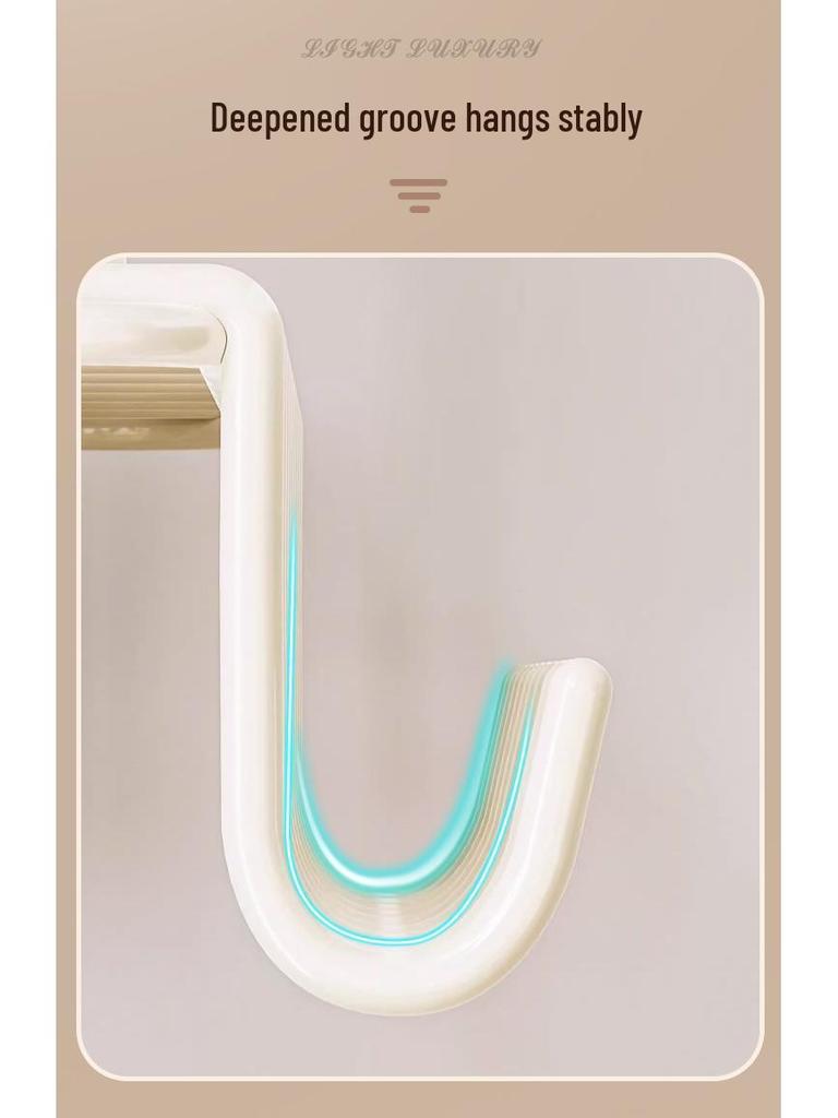 Многофункциональная нескользящая вешалка для маек и нижнего белья с клипсами, не оставляющими следов, для хранения в общежитии или дома.