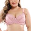 Beauwear Large Size BrasD Cup for Women Underwired Non-padded Bra Ladies Sexy Full Cup Underwear Plus Size Bra