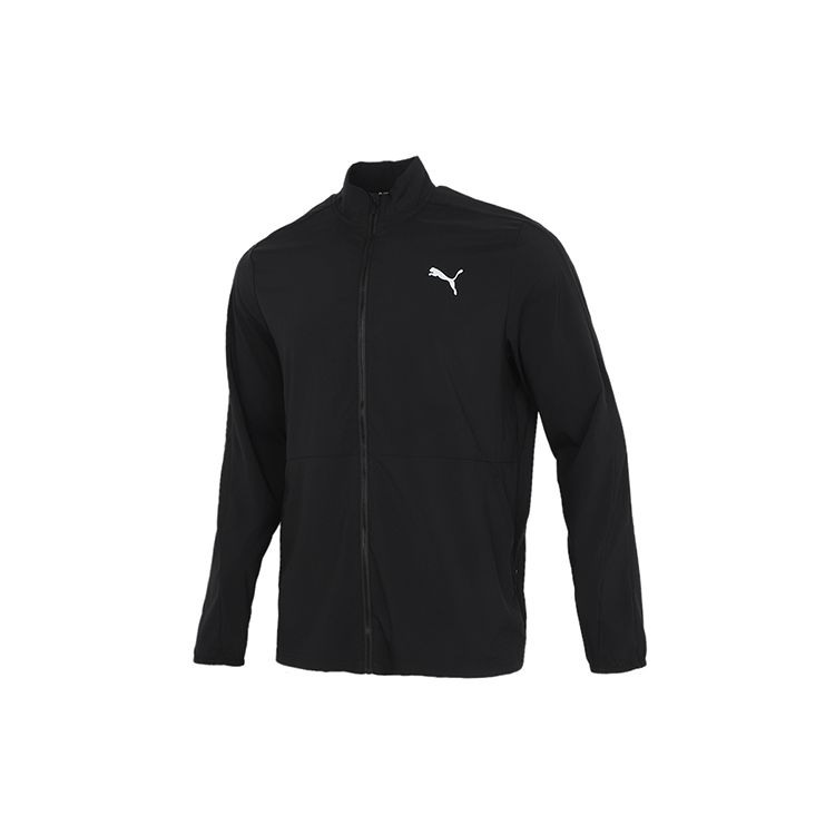 Puma Casual Sports Stand Collar Zip Jacket Men Outerwear Black 520212-01