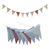 Декоративный хлопковый флажок для детской спальни, гирлянды, настенный декор для детской комнаты 6XDE