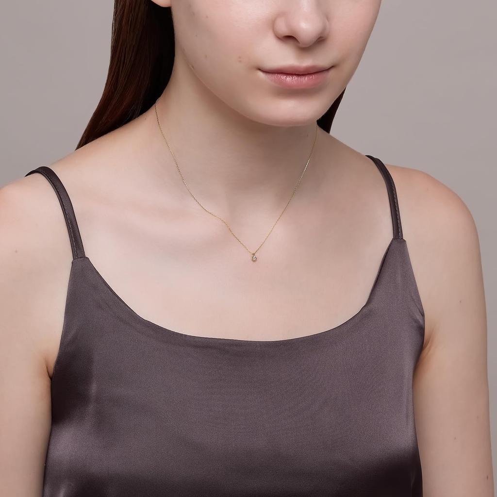 Бриллиантовое колье K10 [Noges] (0,08 карата) 3024311603500999