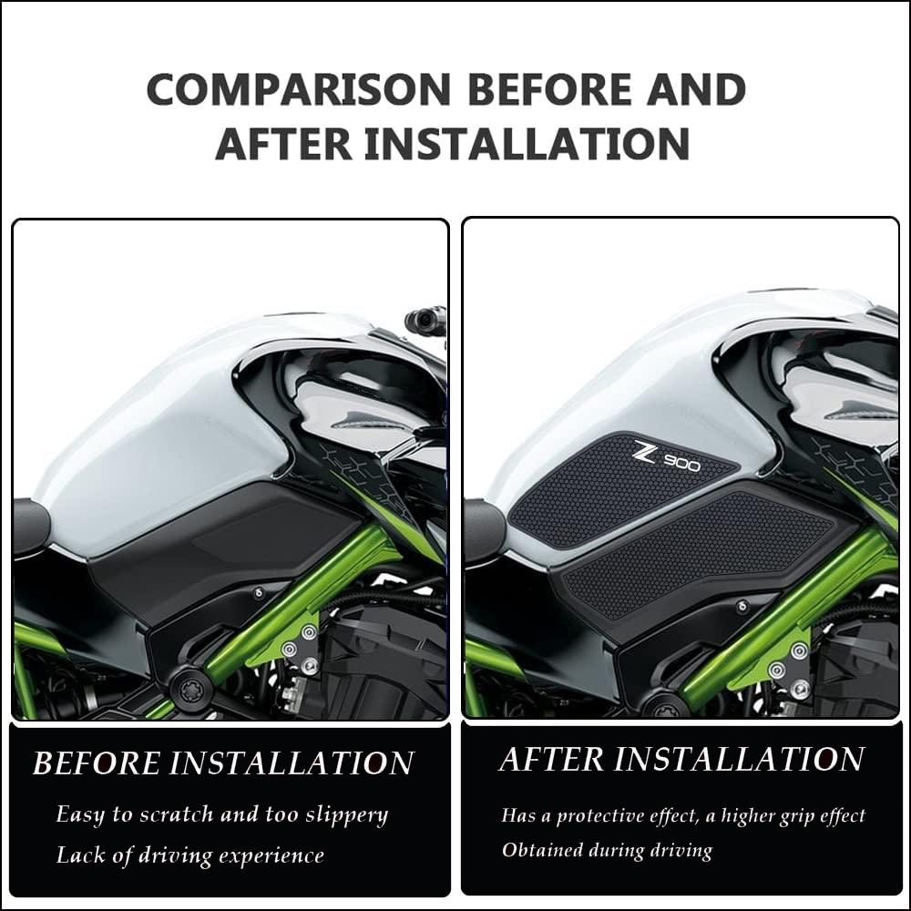 Для Kawasaki Z900 Z 900 Z900SE 2017 - 2025 2025 2025 2025 Мотоцикла Z900 Накладка на бак Защитная наклейка Наклейка на бак Защита коленей на бак