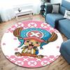 One Piece Tony Tony Chopper Round Area Rug Carpet Rug For Living Room Bedroom Sofa Playroom Decor Nonslip Floor Mat