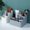 Multi-Compartment Desktop Storage Box for Cosmetics and Jewelry