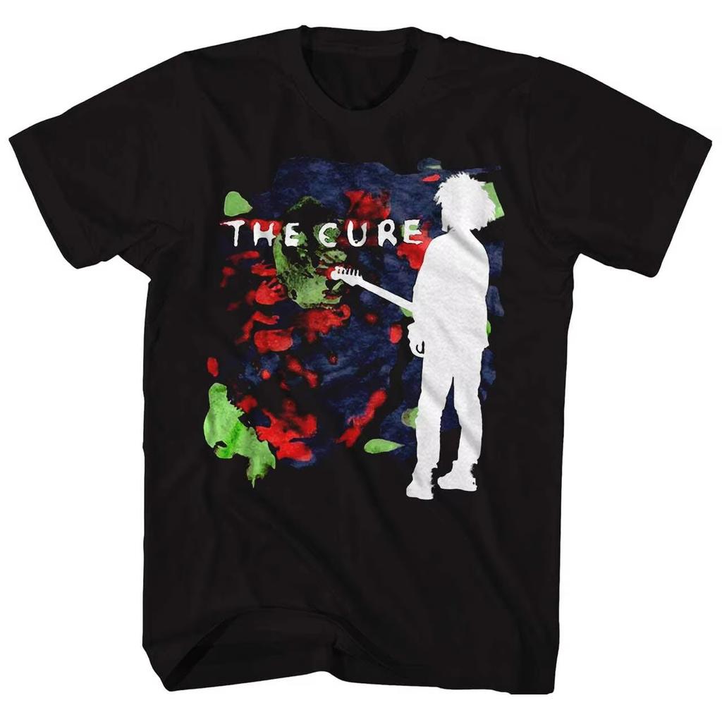Hot The Cure Rock Band Boys Dont Cry Unisexs American Casual Shortsleeved Tshirt Oversized Unisex Cotton Y2k Short Sleeves Soft