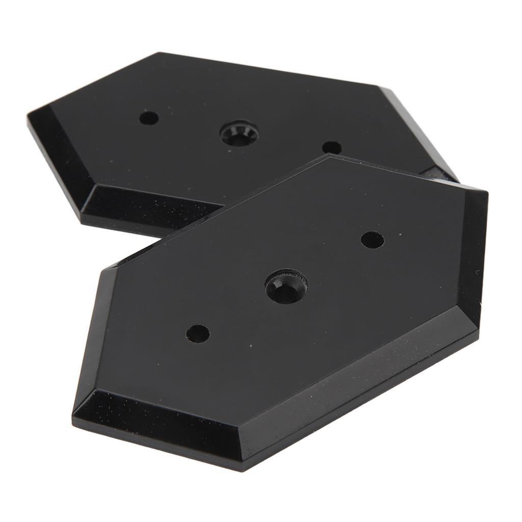 2 Sets Skateboard Hanger Wall Mounting Deck Rack Skateboarding Display and Storage Mount Kit Black