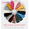 SOMALER Women Autumn Winter Knit Hats Unisex Warm Casual Brand Men Beanies Male Female Couples Outdoor Sport Hip Hop Bonnets