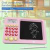 2 in 1 Calculator Handwriting Board LCD Screen Children's Drawing Board  Girls/Boys