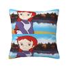 Pillow Cover Cartoon Manga A-Anne Of Green Gables Pattern Cushion Cover Trendy Pillow Case For Living Room Chair Pillowcases