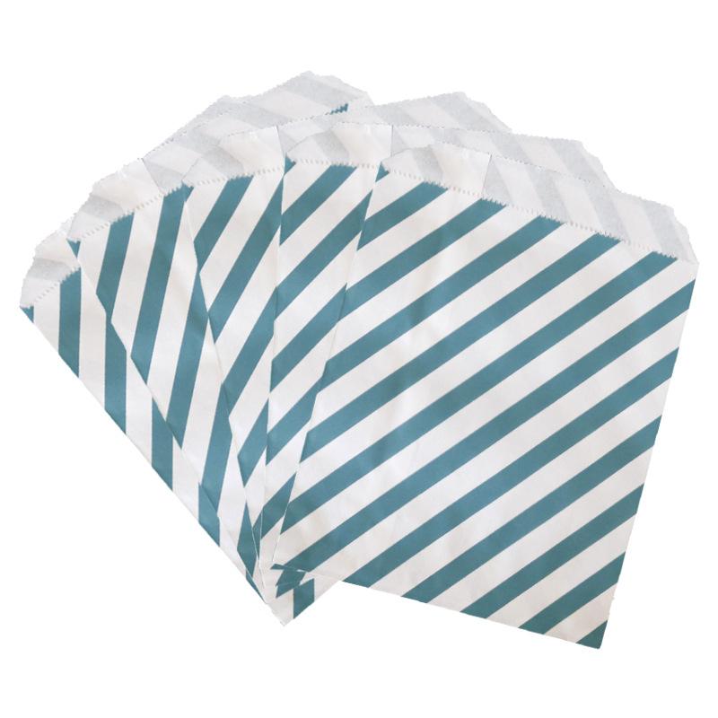 50/100 Pcs 46 patterns 13x18 CM degradable bronzing kraft paper bag envelope wedding Christmas gift baking sealed packaging