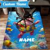 Custom Name Princess Pig's Royal Adventure Rug Game Carpet, Floor Mat for Bedroom Living Room Entryway Rug, Home Decor Gift for Christmas birthday