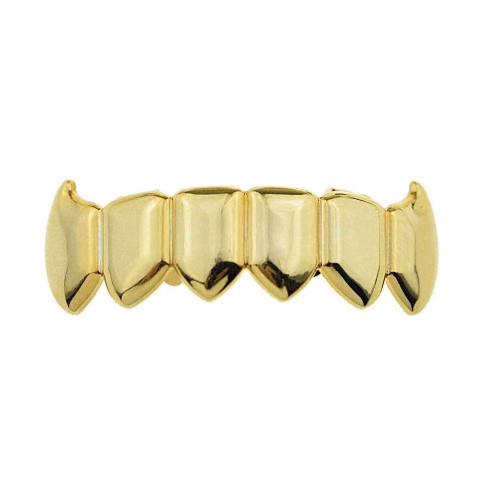 Позолоченные вампирские клыки Grillz – Хип-хоп стиль для Хэллоуина