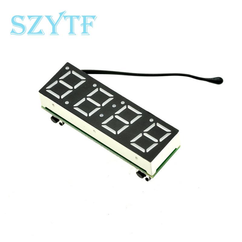 Светодиодный модуль RX8025T Цифровые часы Температура Напряжение DIY Время/Термометр/Вольтметр DC 5-30V Для Arduino