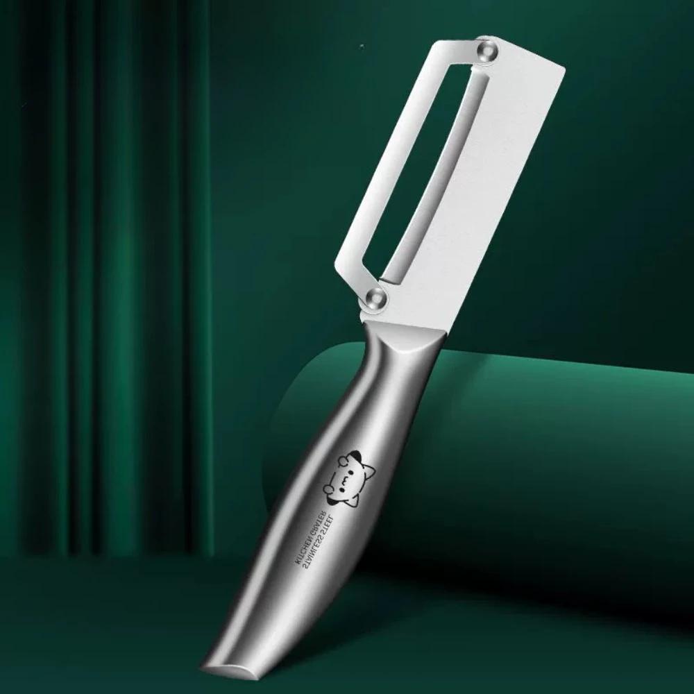 Нож для очистки ананаса, утолщенный нож для очистки тыквенной кожуры из нержавеющей стали, кухонные специальные инструменты для очистки овощей, домашний нож для очистки сахарного тростника