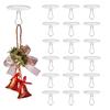 100pcs Christmas Hanging Ornaments Sticky Ceiling Hooks Self Adhesive Suction Cup for Wedding