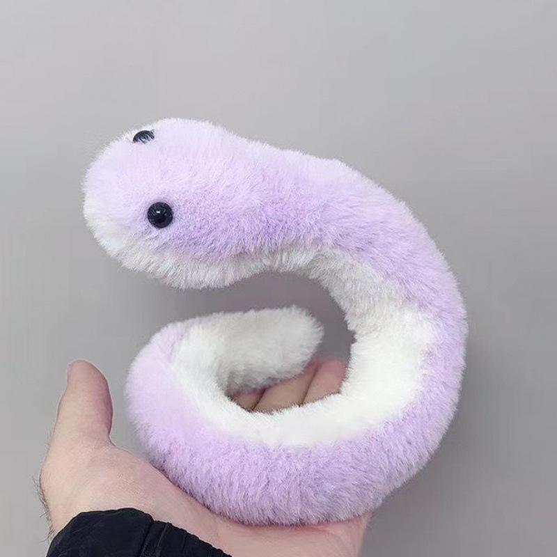 Милая плюшевая игрушка-змея, Тканевая кукла для детей, Плюшевая игрушка-зеленая змея, Украшение для дивана и гостиной