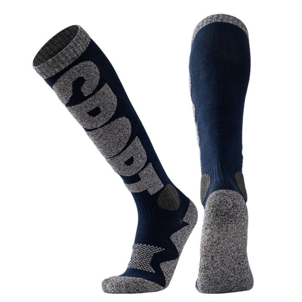Warm Thermal Socks Breathable Knee High Socks Fashion Snowboard Stockings for Winter Sports