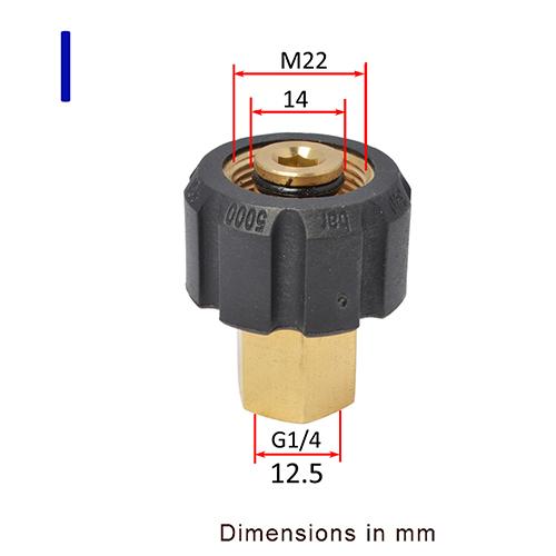 Пистолет для мойки высокого давления, байонетный соединитель, насадка для пены для снега, переходник насадки для пенопласта, переходник для мыльного пистолета