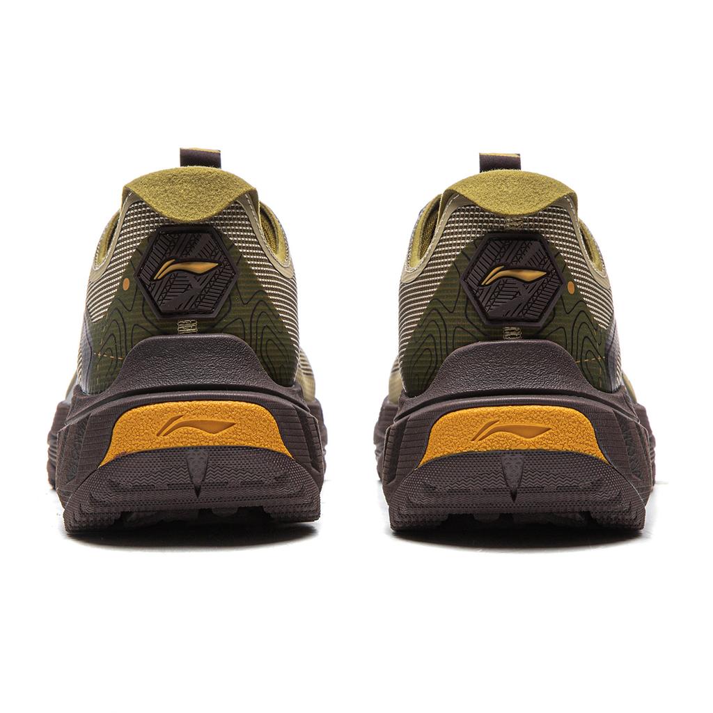 Li Ning Chuo Ye V2 Амортизация Скользкая Устойчивая к истиранию Упругая Низкие Кроссовки для трейлраннинга Мужские Umber ARSW123-5