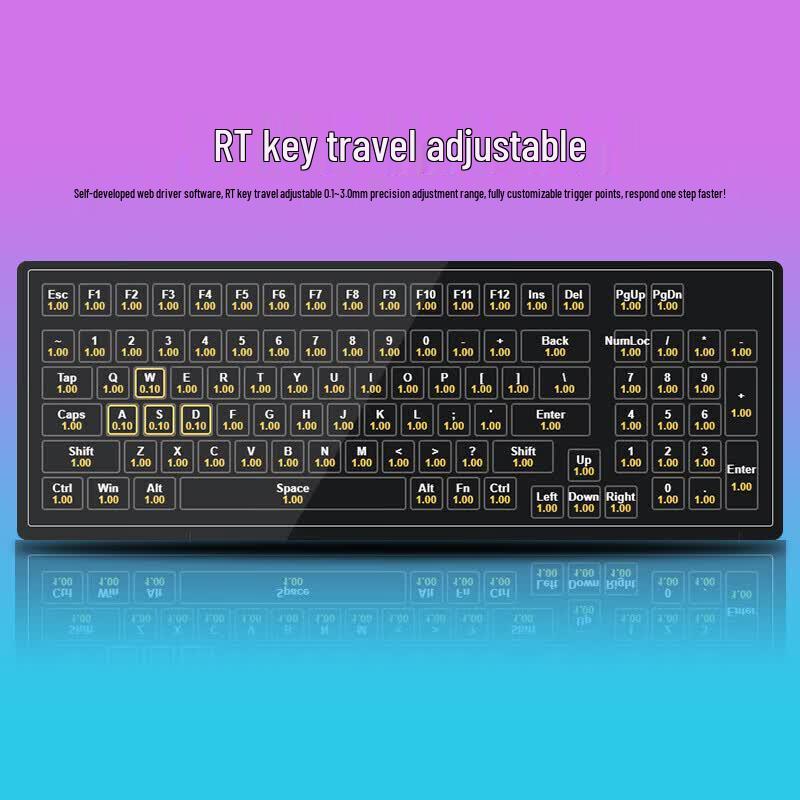 Western Hunter A98RT 98-Key Magnetic Gaming Keyboard