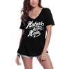 Women's V-Neck T-Shirt Haters Gonna Hate - Sarcastic Slogan Graphic Tee