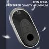 Кожа Сплав Алюминий ТПУ Чехол-крышка для ключа автомобиля Черный Для Benz GLC GLK CLS