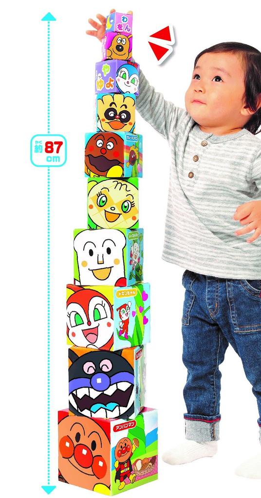 Anpanman Stacked Alphabetical Cube