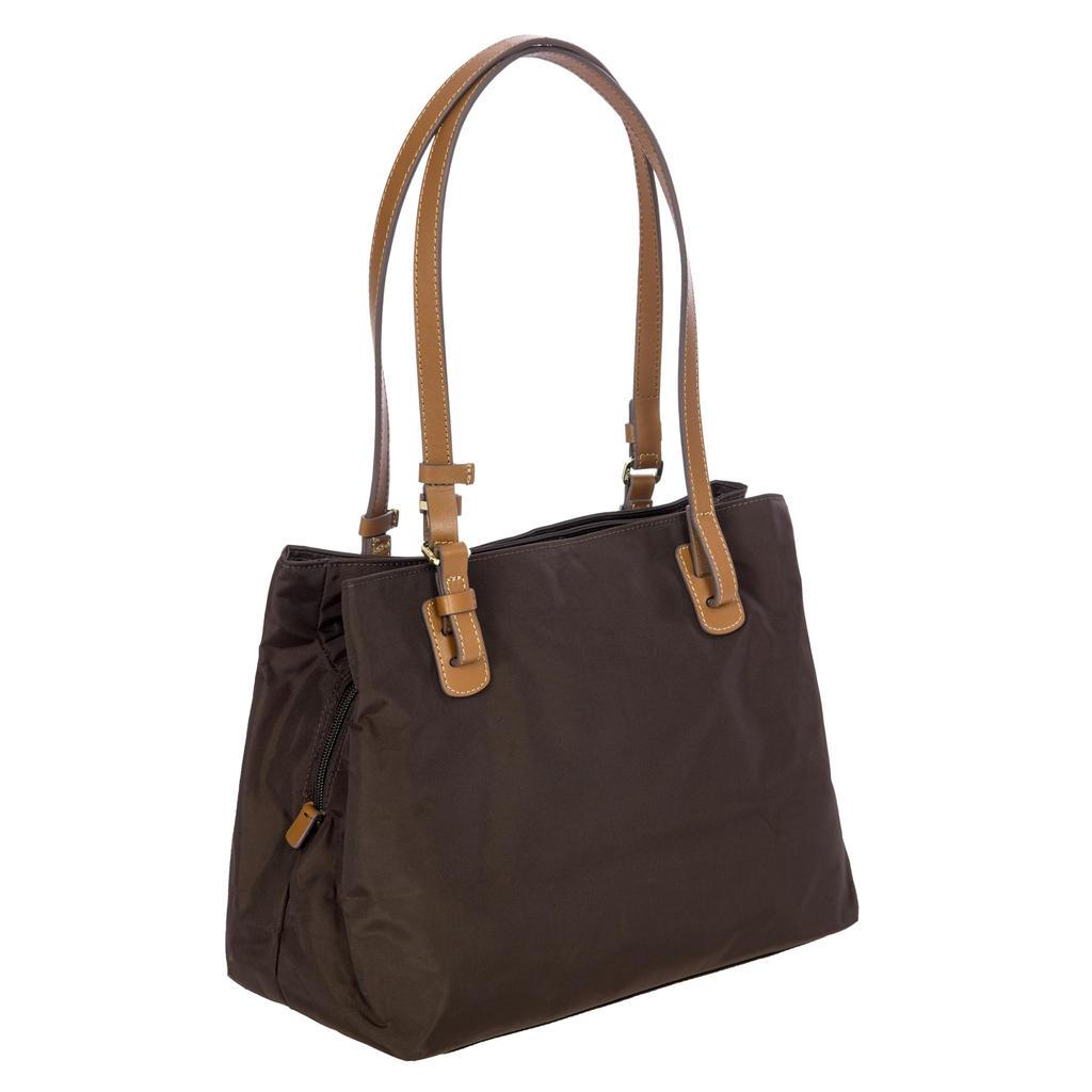 Сумка-тоут для работы, деловая, красивая, формата А4, внутренний карман, большая, 89257, коричневая [Brix], сумка, тоут, тоут, хранение, вместимость, №89257, женская