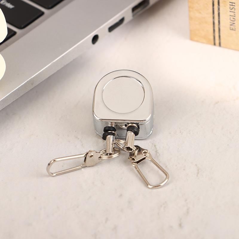 Металлическая выдвижная пряжка 25 мм, двойная выдвижная леска, защита от потери рыболовных снастей, наружная выдвижная легко выдвижная пряжка из сплава